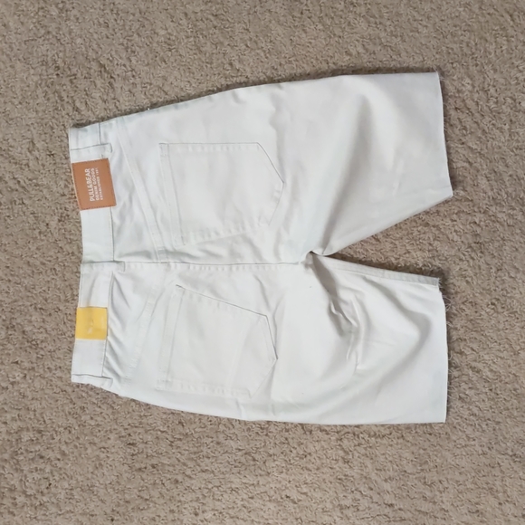 Pull&Bear white denim shorts, size 6 - Picture 6 of 14